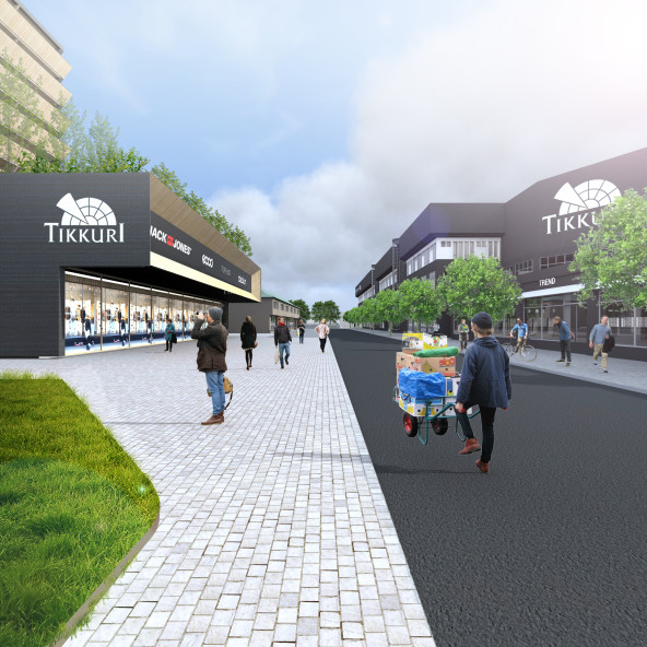 Tikkuri kaubanduskeskus Vantaa, Soome