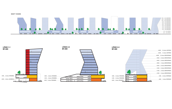 Peterburi tee 115 … 121 hoonestus