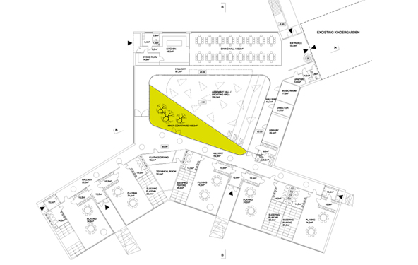 Lasteaia juurdeehitus Lätis